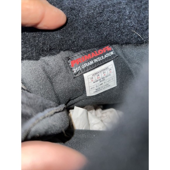 The North Face Abby II Winter Snow Boots Women's Size 10 Black Suede Waterproof - Picture 12 of 12